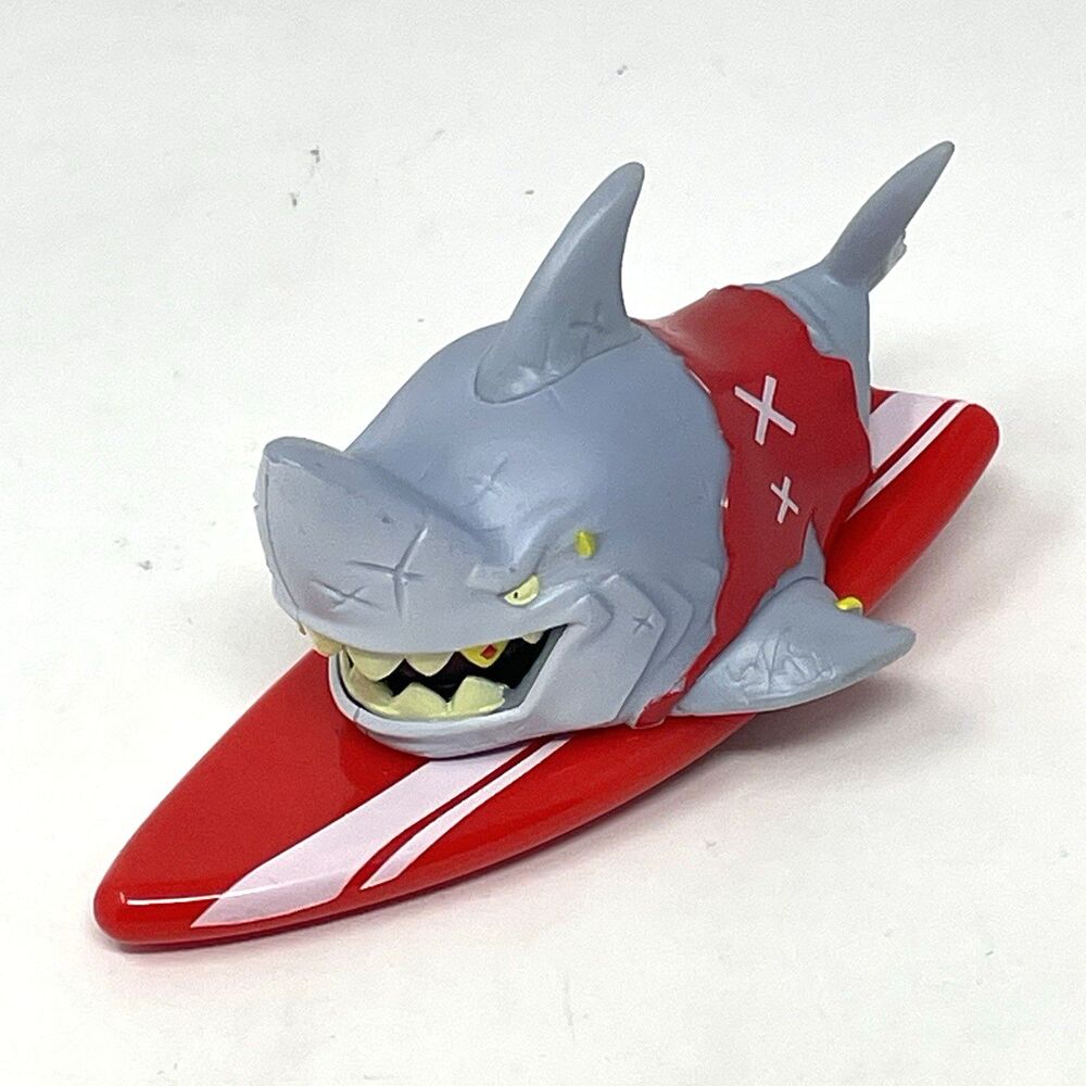 Shreddin' Sharks Tsunami Showdown Gnarls the Great Shark Figure Surfboard 4.5"